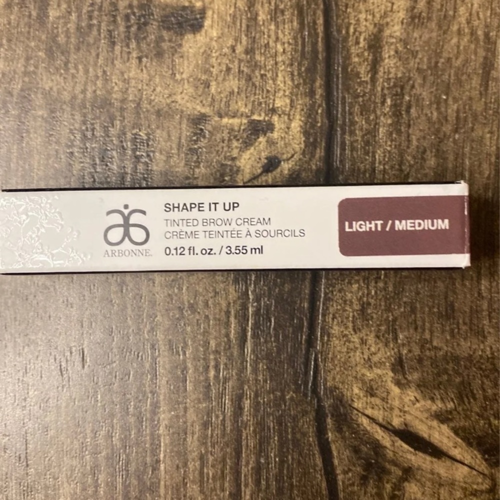 Arbonne tinted brow cream